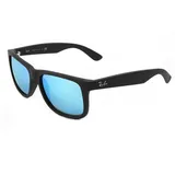 Ray Ban Justin RB4165 622/55 51-16 matte black/blue