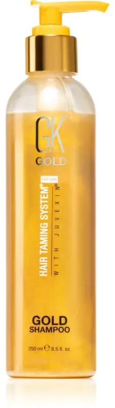 GK Hair Gold Shampoo schützendes und feuchtigkeitsspendendes Shampoo mit Aloe vera und Sheabutter 250 ml