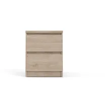 Tvilum ebuy24 Nachttisch 2 Schubladen Hickory-dekor.