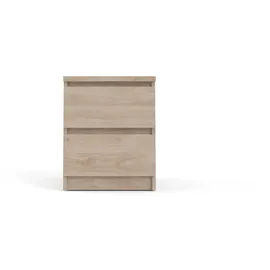 Tvilum ebuy24 Nachttisch 2 Schubladen Hickory-dekor.