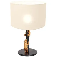 Steinhauer Tischleuchte Schreibtischleuchte Nachttischleuchte Schlafzimmerlampe Weiß
