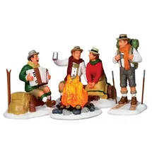 magiedinatale Lemax - Alpine Ski Party S/4 B/o 4.5v Art.-nr. 14356
