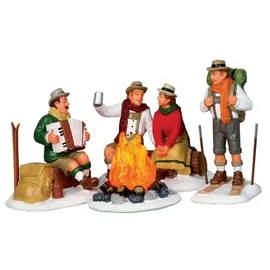 magiedinatale Lemax - Alpine Ski Party S/4 B/o 4.5v Art.-nr. 14356