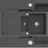 rechts Einbauspüle keramik graphit Excenterbetätigung 1000 x 510 mm