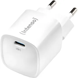 Intenso Power Adapter W30C2 GaN, Weiß 1x USB-C 30W