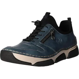 Rieker Slipper/Kletthalbschuh Freizeit (casual) 45951-15 - blau, - 36
