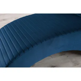 Fun Möbel Relaxliege 200 x 80 x 100 cm Blau