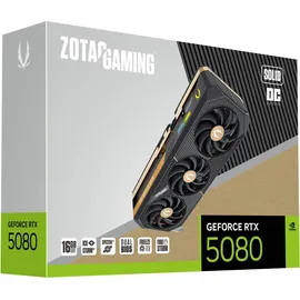 Zotac GAMING GeForce RTX 5080 SOLID OC 16GB GDDR7 Grafikkarte 3x DP, 1x HDMI