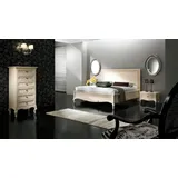 JVmoebel Schlafzimmer-Set Schlafzimmer Set Möbel hochwertige Ästhetik, Made in Europa weiß