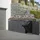 ML-Design Mülltonnenbox 4er mit Pflanzdach 260 x 80 x 124 cm anthrazit