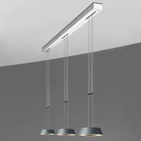 Oligo Glance LED 3-flammig grau matt