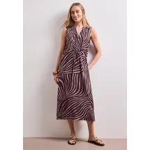 STREET ONE Midikleid mit grafischem Muster Rot 42