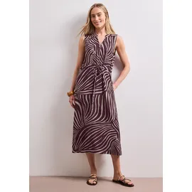 STREET ONE Midikleid mit grafischem Muster Rot 42