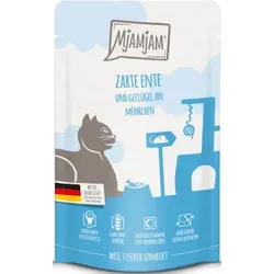 Katzen - Nassfutter MJAMJAM Cat Adult Ente & Geflügel, 125 g