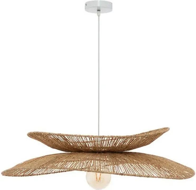 5five Alara Pendelleuchte Durchmesser 69,5 cm beige Metall und Jute