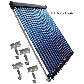 Vakuumröhrenkollektor Röhrenkollektor Solarkollektor  22 Röhren Brutto 3,61m2