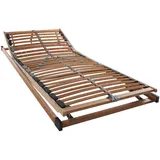 Sleeptex Lattenrost, Holz, Birke, Schichtholz, 5-Zonen, 90x200 cm, Über- und Sondergrößen erhältlich, Federholzleisten verleimt, Mittelgurt, individuelle Liegehärteeinstellung, verstellbar, Schlafzimmer, Lattenroste, Lattenrost verstellbar