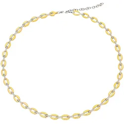 Gliederkette, gold (goldfarben), Halsketten, Herren, Titan