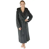 WeWo Fashion Unisex Kapuzen-Bademantel 3006 S | anthrazit - grau