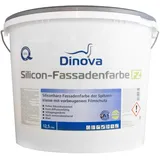 Dinova Silicon-Fassadenfarbe FZ 12,5L weiss, Silikonharz Fassadenfarbe
