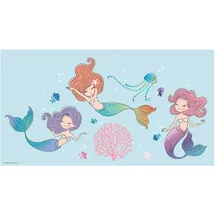 cover-your-desk Schreibtischunterlage Drei Meerjungfrauen 74 x 40 cm Blau