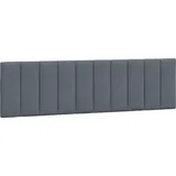 vidaXL Kopfteil-Kissen "Hanko" Dunkelgrau 180 cm Samt