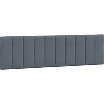 vidaXL Kopfteil-Kissen "Hanko" Dunkelgrau 180 cm Samt