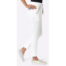 Sieh an! Sweathose komfortabel Beige/Weiß 50