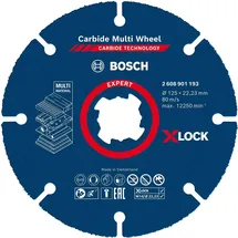 Bosch Expert Carbide Multi Wheel X-LOCK Trennscheibe 125 mm 10 St.