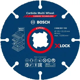 Bosch Expert Carbide Multi Wheel X-LOCK Trennscheibe 125 mm 10 St.