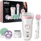 Braun Silk-épil Beauty Set 9 9-995 weiß/rosa