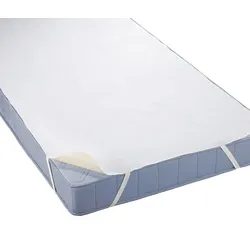 Matratzenauflage 200 x cm Baumwolle Weiß