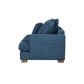 Soho Sessel Franka Kunstleder 136 x 87 x 103 cm Türkis/Petrol mit Kissen