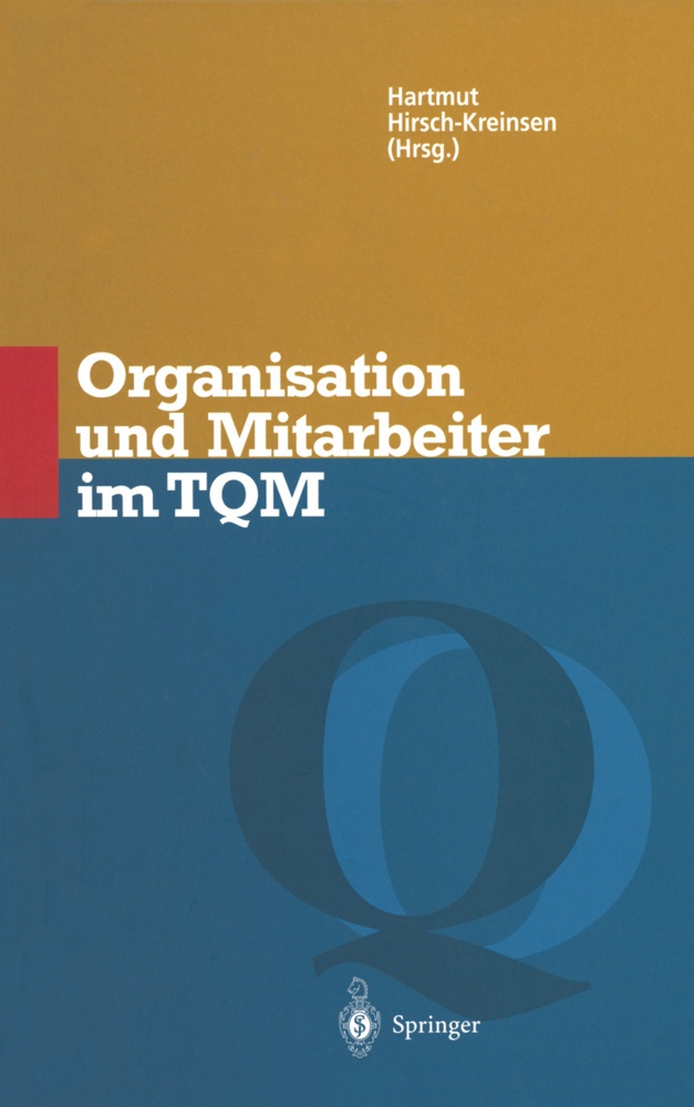 Organisation Und Mitarbeiter Im Tqm  Kartoniert (TB)
