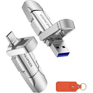 MOVE SPEED 1TB USB Stick 3.2 – High-Speed Speicher für Profis – Ideal für Fotografen & Animatoren, 520 MB/s, USB C Gen2, Langlebiges Metallgehäuse, Für Große Datenmengen