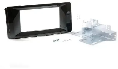  Radioblende HYUNDAI H350 ab 2015 2DIN piano black Installer Kit 