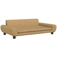 vidaXL Kindersofa Braun 100x54x33 cm Samt