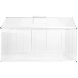 vidaXL Gewächshaus Aluminium Transparent 5,74 m2