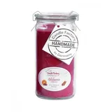 Candle Factory Mini Jumbo Glühwein Duftkerze 14 cm rot
