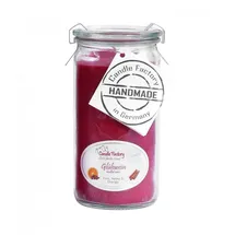 Candle Factory Mini Jumbo Glühwein Duftkerze 14 cm rot
