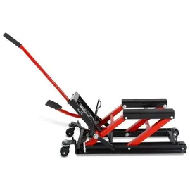 ConStands Motorrad Hebebühne Scherenheber Hydraulik-Lift ConStands L schwarz-rot
