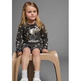 Kidsworld Jerseykleid in anthrazit-gemustert | Gr.: 140/146