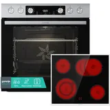 Gorenje BCS6737E06X + ECD634SC Einbauherd-Set (738870)