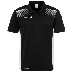 uhlsport GOAL Poloshirt Kinder schwarz/weiss 152