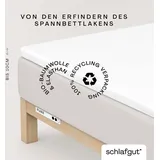 schlafgut Pure Topper Baumwolle 140 x 200 - 160 x 220 cm new white