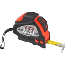 Connex Maßband 5 m Schwarz/Rot