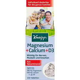 Kneipp Magnesium + Calcium + D3 Tabletten 150 St.