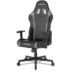 DXRacer Gamingstuhl DX-Racer Lederoptik Schwarz, Grau Schwarz /