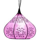 Marrakesch Orient & Mediterran Interior Kabir 0-flg. 35 cm rund lila