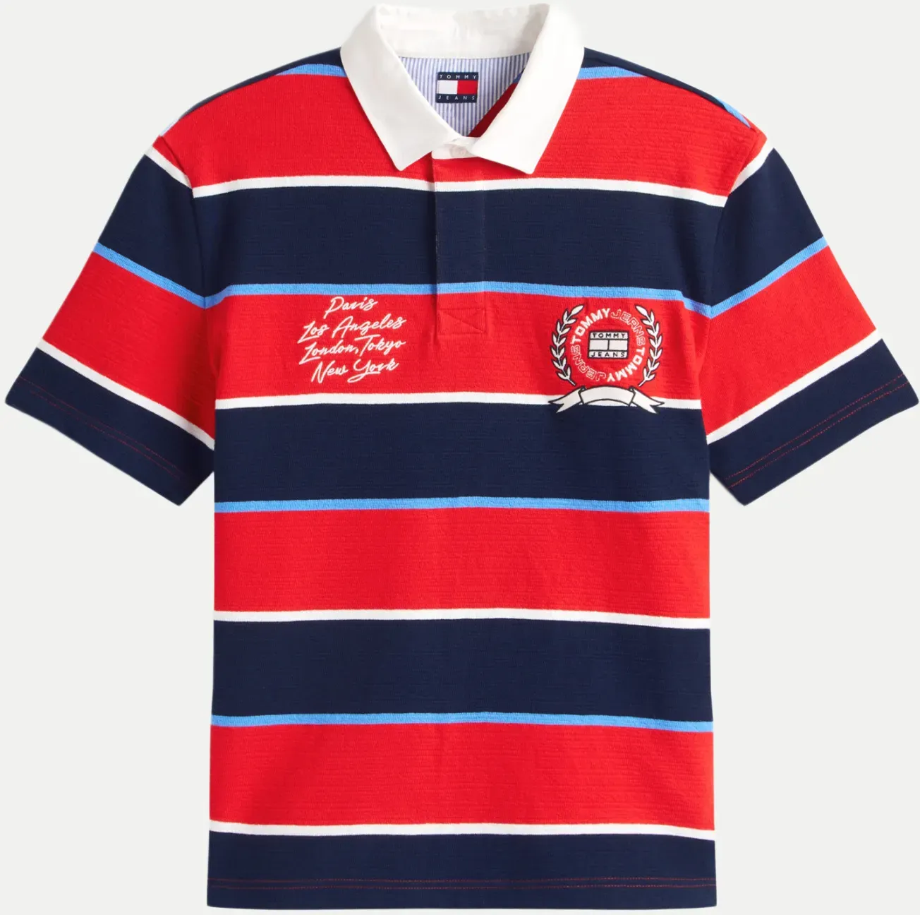 Relaxed Poloshirt Rot S